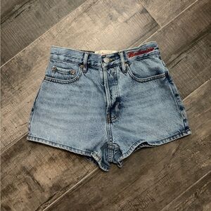 Budweiser Light Blue Jean Shorts